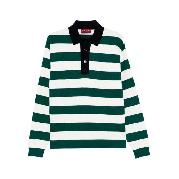 Gucci Men Long Sleeve Polo